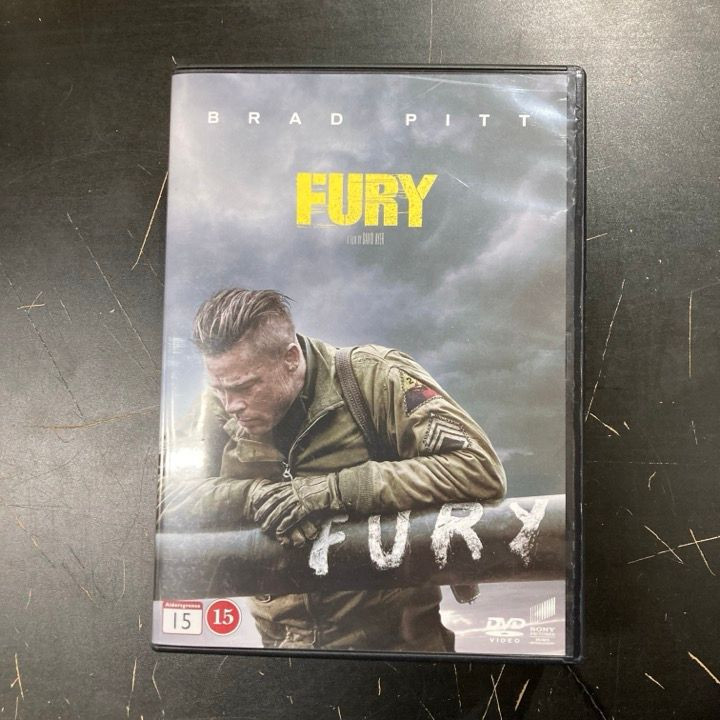 Fury DVD (VG+/M-) -sota-